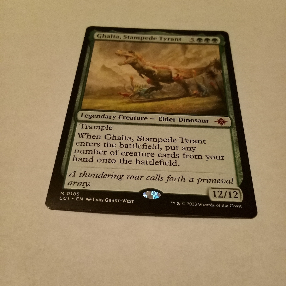 Magic: The Gathering Ghaltra, Stampede Tyrant Lost Caverns of Ixalan Mythic Rare